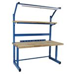 BenchPro Dewey Series Workbench, 5,000 LB Capacity, Blue